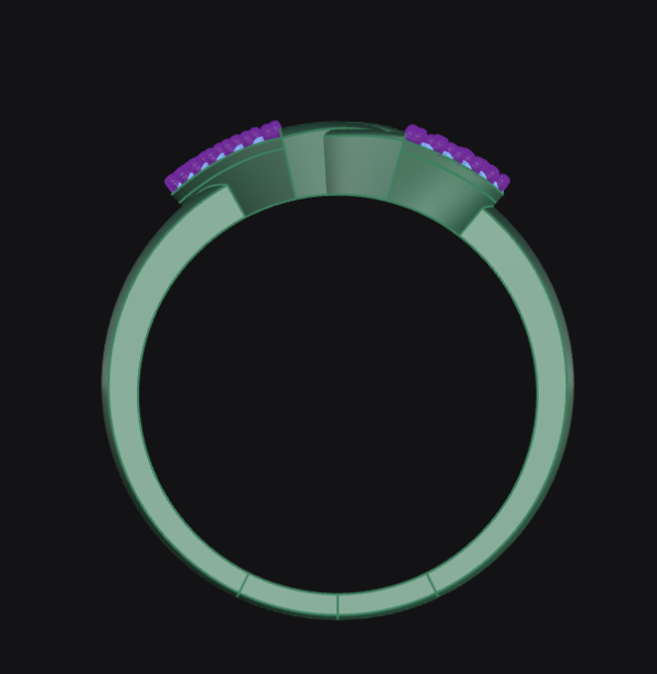 Couple Heart ring - Image 3