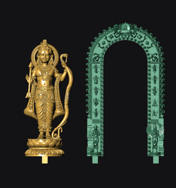 Ram lalla stl 3d print model - Image 7