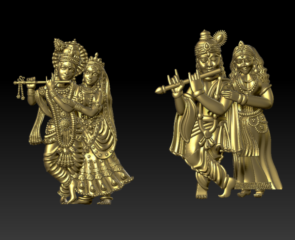 Radha Krishna combo pendent - Image 3