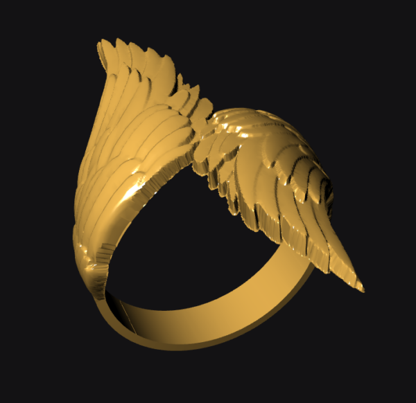 Wing ring stl - Image 2
