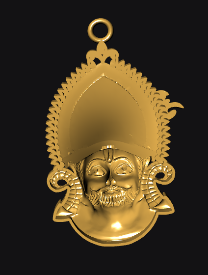 Khatu Shyam baba pendent - Image 4