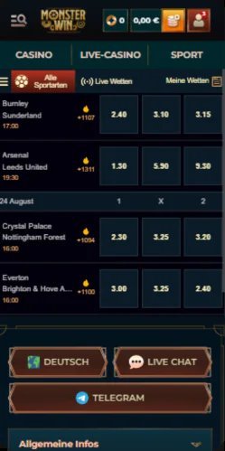 Best monsterwin casino login in Germany